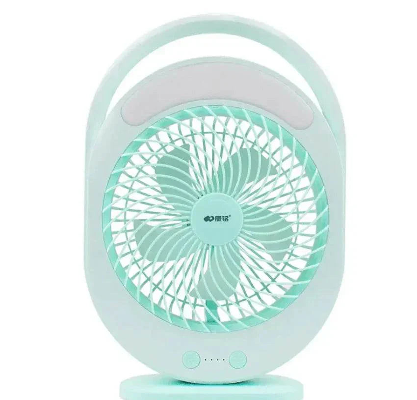 Rechargeable Fan with LED Light